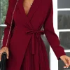 ​A​bito elegante ​a chiusura ad incrocio Denver, bordo