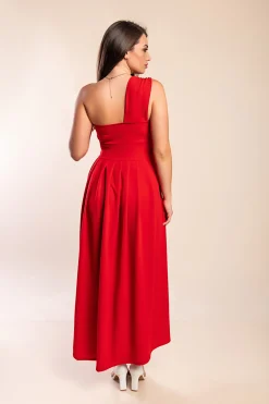 Abito lungo ed elegante, rosso