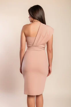Abito midi elegante  Triona, rosa chiaro