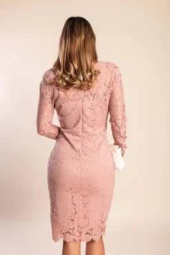 Abito midi Madily, rosa chiaro
