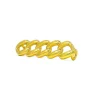 Accessorio per scarpa a forma di catena, colore oro