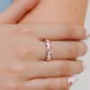 Anello con stampa, ART2218, colore rosa