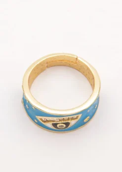 Anello elegante, ART533, blu