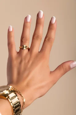Anello elegante, ART2104, colore oro