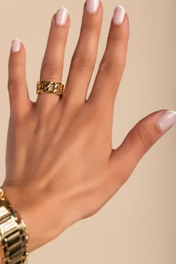 Anello elegante, ART2110, colore oro