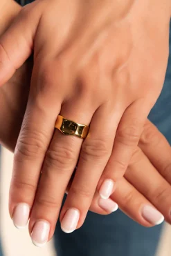 Anello elegante, ART555, colore oro