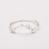 Anello in argento con diamanti decorativi, ART503 - ACQUARIO, colore argento
