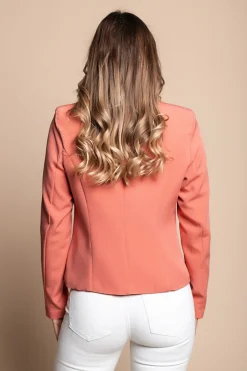 Blazer Collo Classico Softina, Salmone