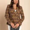 Blazer con collo classico Chiarana, senape