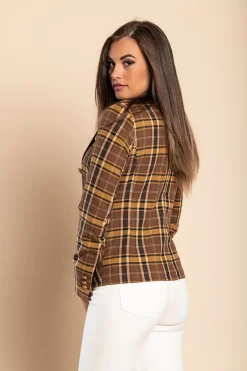 Blazer con collo classico Chiarana, senape