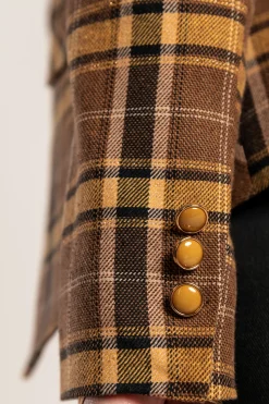 Blazer con collo classico Chiarana, senape