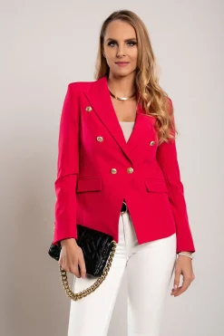 Blazer con scollo classico Caorla, fucsia