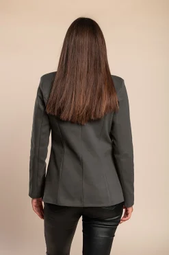Blazer in tessuto molto caldo, grigio