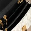 Borsa a mano stampa coccodrillo, bianca