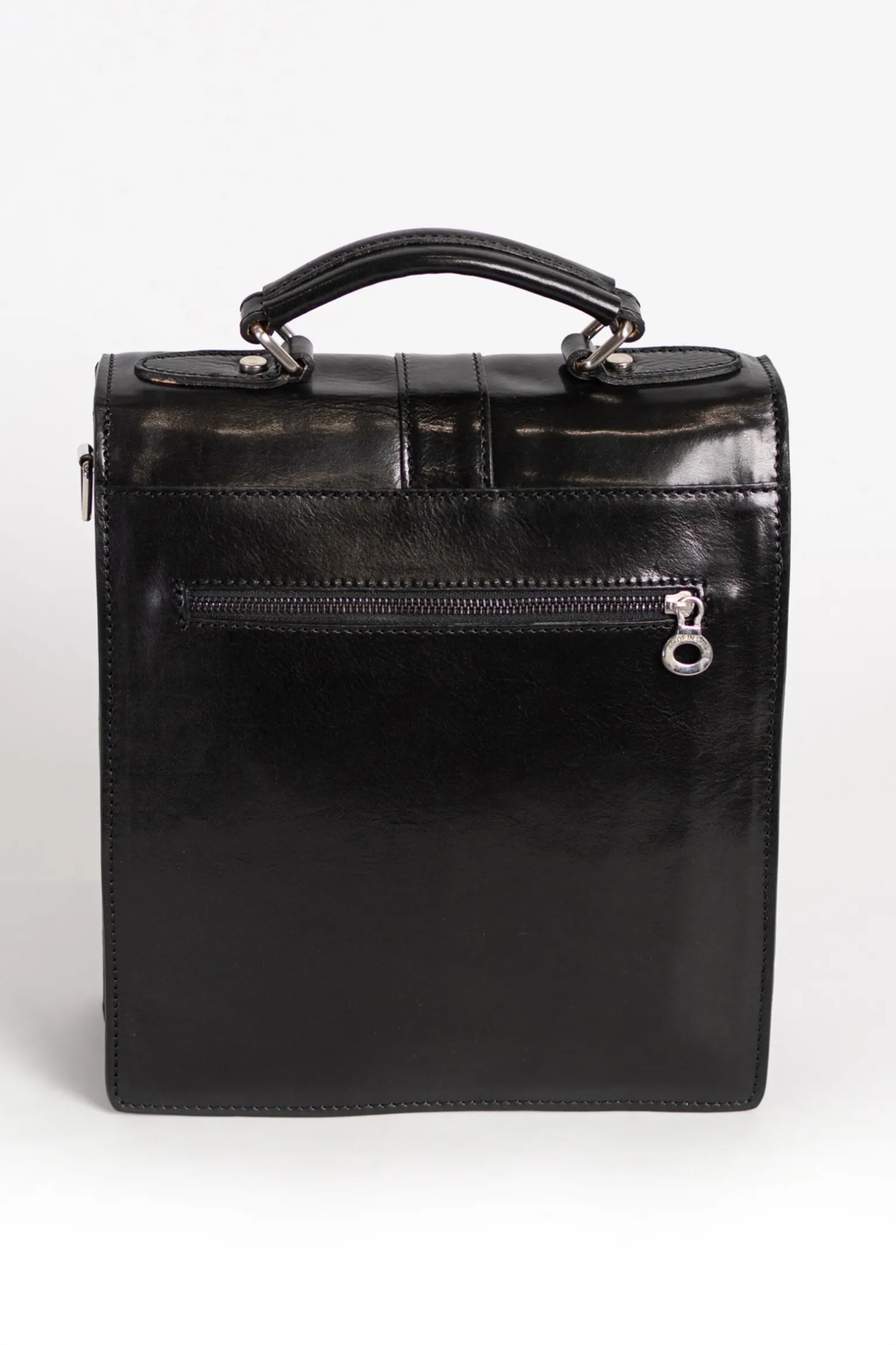 Borsa in pelle naturale Afrodita, nera