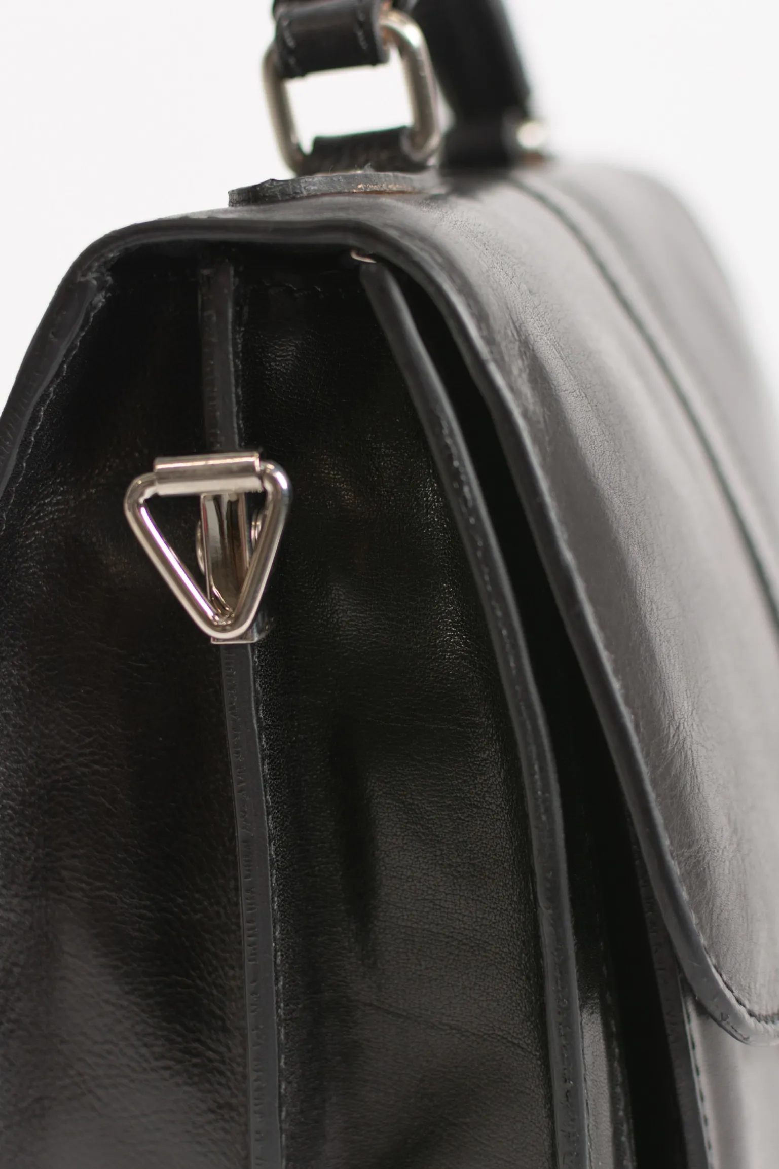 Borsa in pelle naturale Afrodita, nera