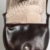 Borsa in pelle naturale "Nova",  moro