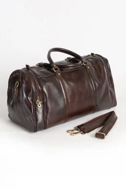 Borsa in vera pelle Ava, marrone