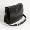 Borsa in vera pelle Silba, nera