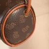 Borsa piccola con stampa, marrone