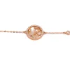 Bracciale con pendente, SAGITTARIO, oro rosa