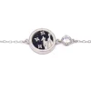 Bracciale con pendente, VERGINE, ART917, argento