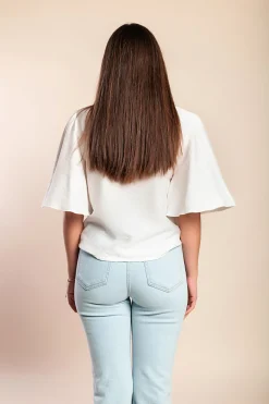 Camicetta a maniche corte, colore bianco