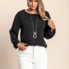 Camicetta con colletto, colore nero