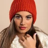 Cappello lavorato a maglia, mattone
