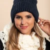 Cappello lavorato a maglia, blu scuro
