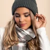 Cappello lavorato a maglia, grigio scuro