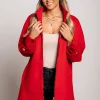 Cappotto elegante Albineya, rosso