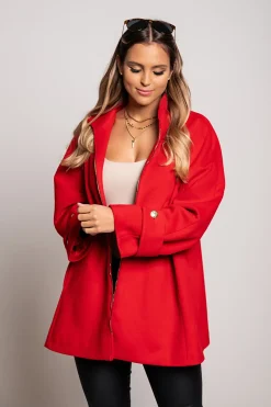 Cappotto elegante Albineya, rosso