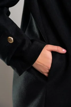 Cappotto elegante Albineya, nero