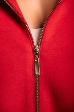 Cappotto elegante Albineya, rosso