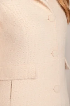 Cappotto elegante Nusca, panna