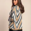 Cardigan in maglia con bottoni, beige/grigio/bianco