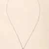 Catena con pendente, ARIETE, argento