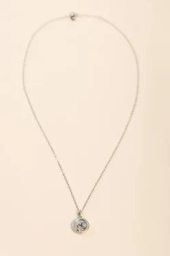 Catena con pendente, ARIETE, argento