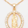 Catena con pendente, colore oro