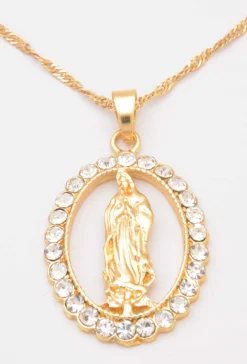 Catena con pendente, colore oro