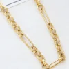 Collana a forma di catena, ART2093, colore oro