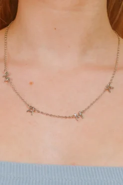 Collana con lettere, ART2229, colore argento.