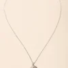 Collana con pendente, CANCRO, argento