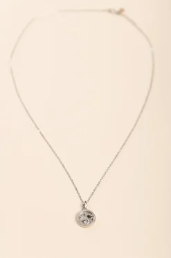 Collana con pendente, CANCRO, argento