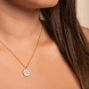 Collana con pendente, LIBRA, oro rosa