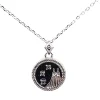 Collana pendente, GEMELLI, ART926, argento
