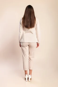 Completo 2 pezzi in cotone, beige