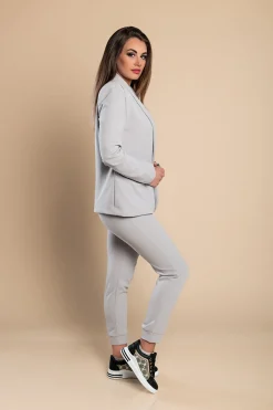 Completo giacca e pantaloni elegante Estrena, grigio chiaro