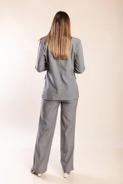 Completo giacca e pantaloni lunghi, grigio